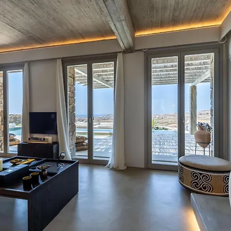 Serenity Sky Luxury - Sunset - Private Pool 빌라 Mykonos Town