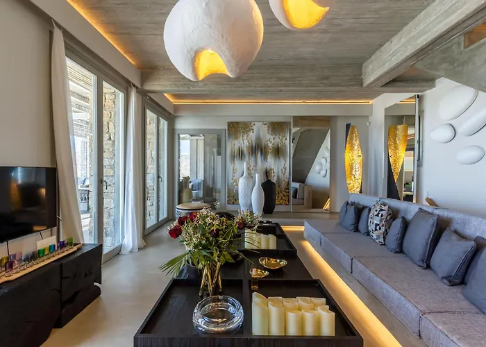 Serenity Sky Luxury - Sunset - Private Pool * Ano Mera